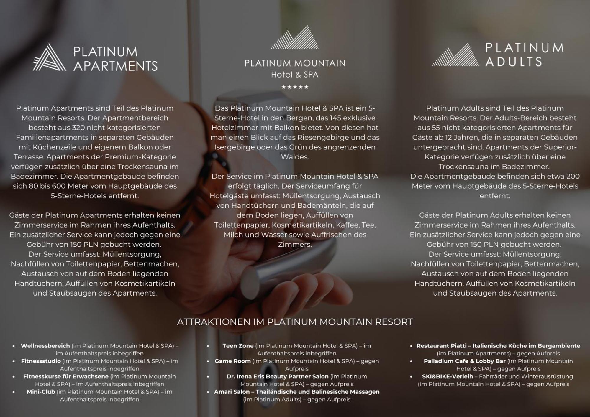 Platinum Mountain Hotel&Spa Szklarska Poreba Extérieur photo Brochure